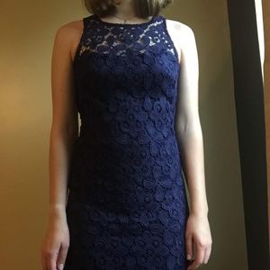Blue Lace Dress